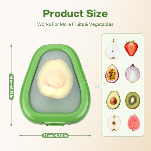CLEANGOR Avocado Saver with Snap-On Lid - Reusable Silicone Storage