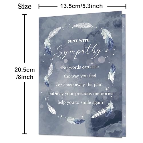 Sympathy Card for Loss of Loved One - Thoughtful Gift Card