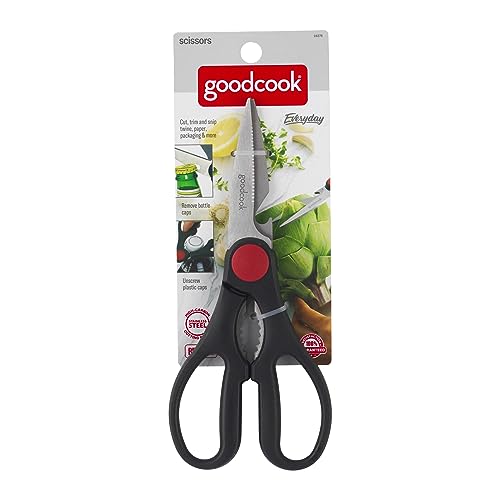 GoodCook Gourmet Kitchen Scissors with Bottle Opener, Stainless Steel