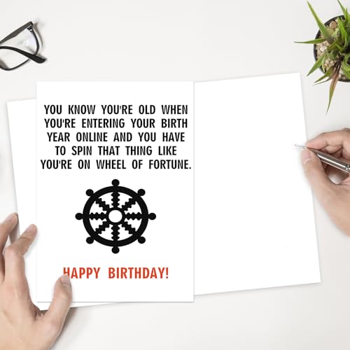 Missonemi Funny Birthday Card for Him/Her - Unique Gift