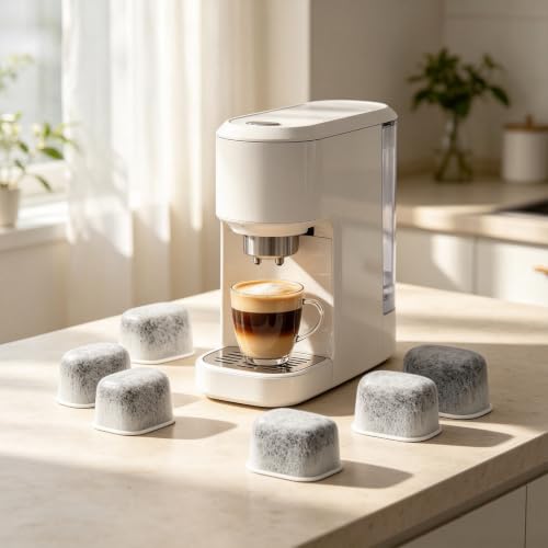 Seamaka 6 Pack Charcoal Water Filters for Breville Espresso Machines (BWF100)