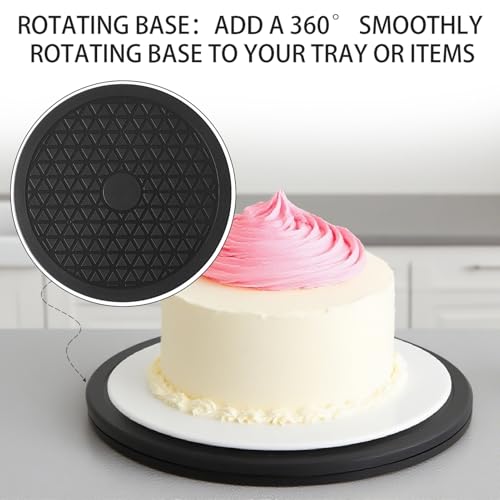 8 Inch Lazy Susan Turntable, Heavy Duty 360 Degree Rotating Swivel Stand