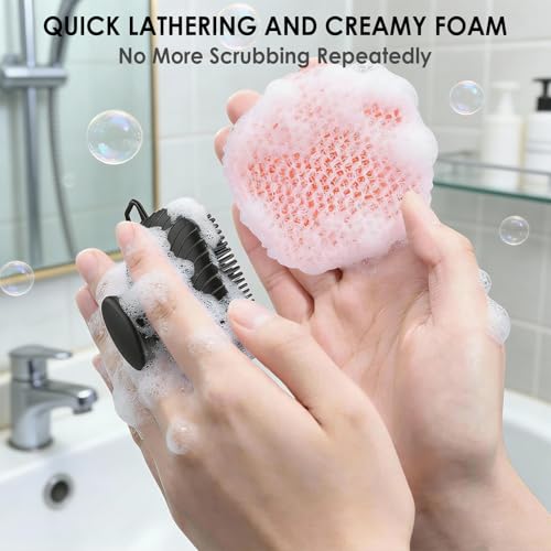RamPula African Net Face Scrubber & Exfoliating Sponge, 2 Pcs White