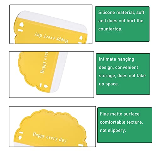 3-Pack Cloud Shower Squeegee - Soft Silicone Glass Cleaning Scraper Tool