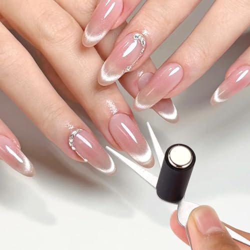 Cat Eye Magnet Tool Set with Double-Ended Scissor Iron Sheets for Gel Polish