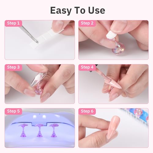 Etercycle Aurora Magnetic Nail Practice Stand Set for Press On Nails