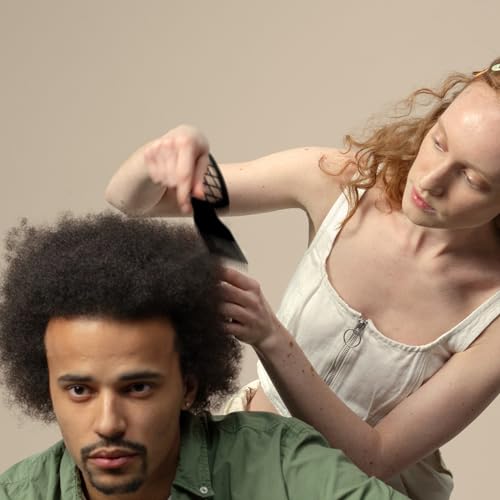 Kootinn Twist Hair Comb Brush 2-Pack, Dual-Sided ABS Styling Tool for Curls