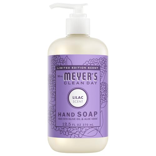 Mrs. Meyer's Clean Day Liquid Hand Soap, Lilac Scent, 12.5 Fl Oz