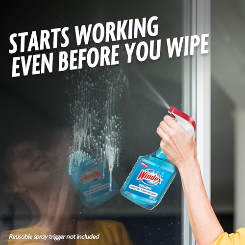Windex Original Glass & Window Cleaner Refill - 67.6 Fl Oz