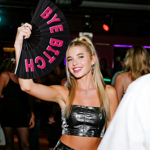 Tiggell Large Clacking Dance Fans for Raves & Festivals