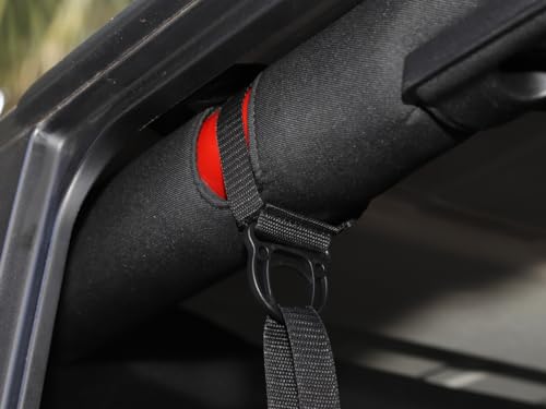 Jeep Wrangler Roll Bar Coat Hook Kit - 4-Pack for 1997-2026 Models