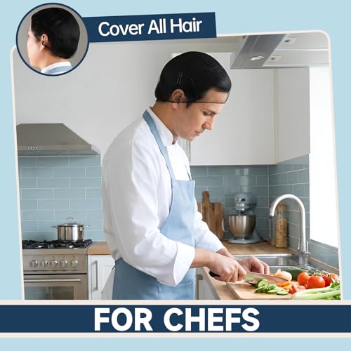 Black Hair Nets for Buns & Food Service - 50 Pcs 24 Inch Nylon Mesh with 20 Hair Pins