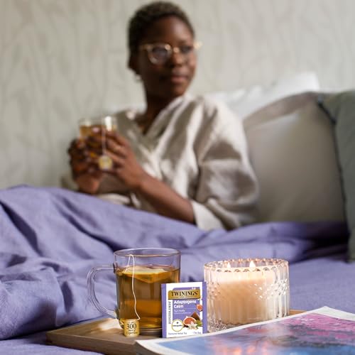Twinings Adaptogens Calm Tea, Ashwagandha Fig & Vanilla, 18 Tea Bags
