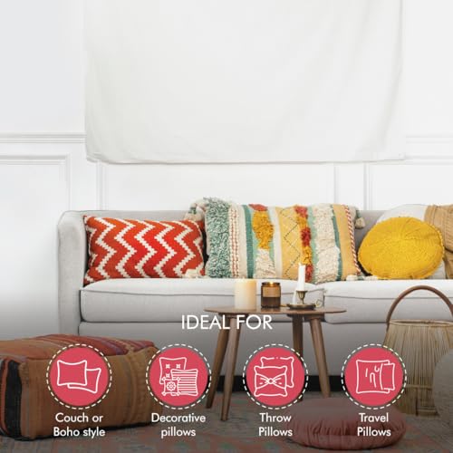 Fairfield Poly-Fil Basic Pillow Inserts - 12" x 16" Decorative Pillows