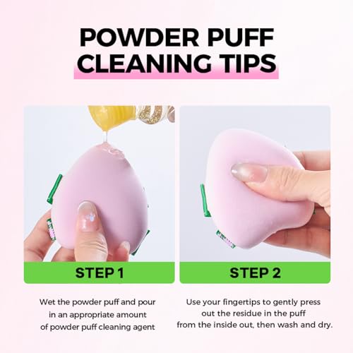 BAIGISH Triangle Makeup Sponge Set - 3 Pack Latex-Free Blender Puffs