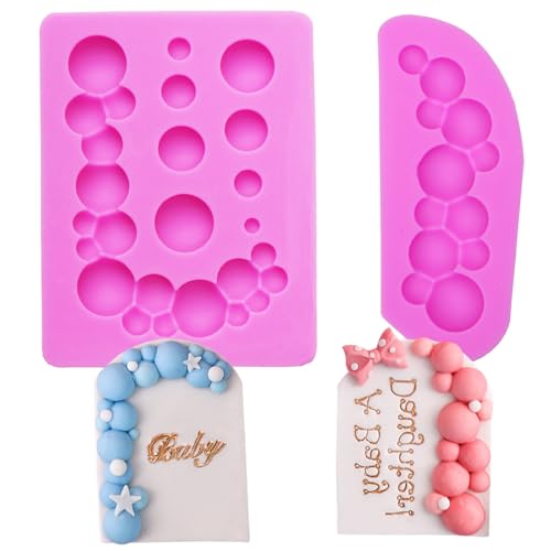 Silicone 3D Pearl Chocolate Molds Set - Cake Decorating Supplies