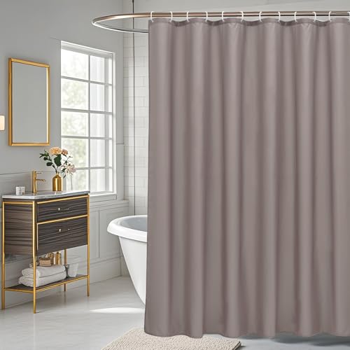 AooHome Water Repellent Shower Curtain Liner - Chocolate, 72" x 75"