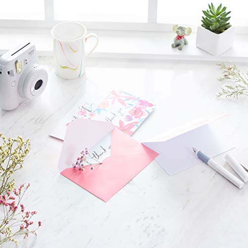 Amazon Basics Floral Thank You Cards with Envelopes, 4x6 Inches, 480 Pack