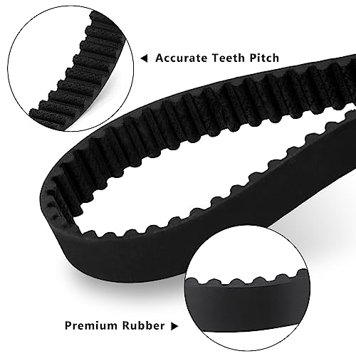 3PCS Soft Front Brush Belts for Shark AZ1002, AZ1000, AX950, AX951 Vacuum