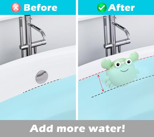 Silicone Bathtub Overflow Drain Cover - Cute Crab Design