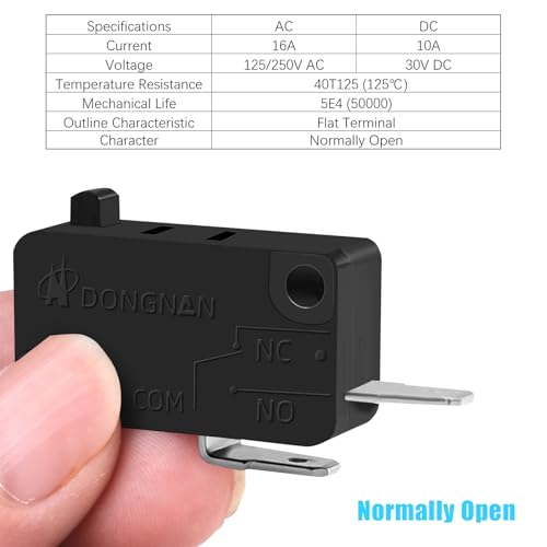 Microwave Oven Door Switch Replacement - 3PCS KW3AT-16 Parts