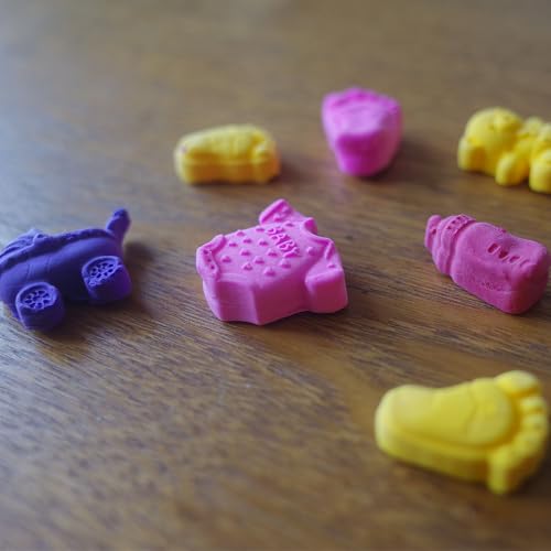 ScivoKaval Baby Shower Silicone Mold for Chocolate, Candy, and Cake Toppers