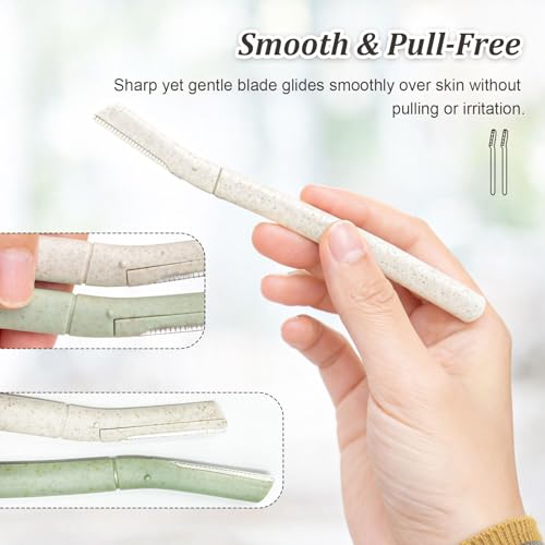 Dermaplaning Razor Set 6PCS - Facial Hair Remover & Eyebrow Shaver