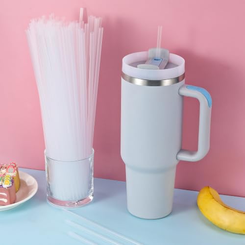 100 PCS Extra Long 12 Inch Clear Disposable Straws for 40oz Tumblers