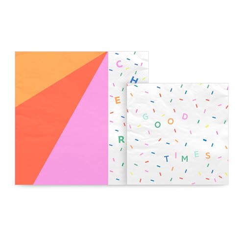 Hallmark Paper Party Plates and Napkins Set for 16 Guests