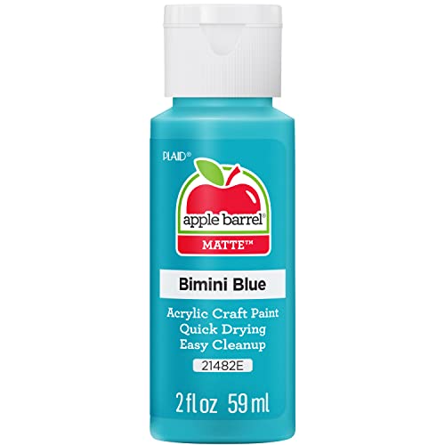 Apple Barrel Acrylic Paint - Bimini Blue, 2 oz for Crafts