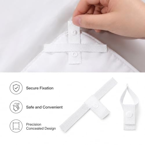 Gjinxi Duvet Clips Fasteners - 8 Pack Comforter Holders
