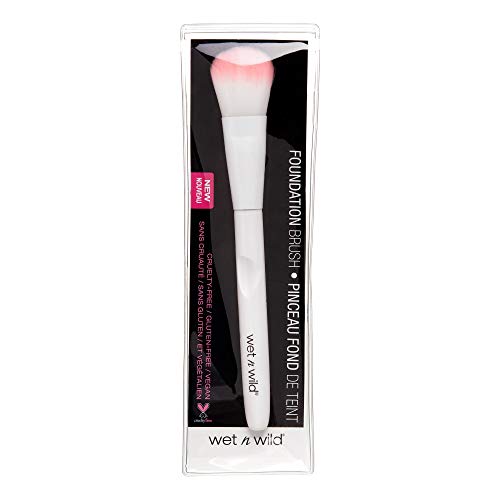 wet n wild Foundation Brush, Densely-Packed Synthetic Bristles for Liquid, Cream & Powder