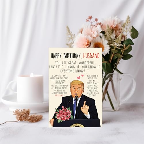 Funny Birthday Card for Dad, Husband & Grandpa - 5x7