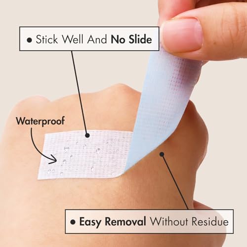Embagol Blue Silicone Lash Tape for Eyelash Extensions, Waterproof & Hypoallergenic