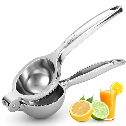 COKORA Heavy Duty Lemon Squeezer - Manual Metal Juicer for Citrus