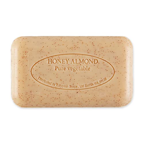 Pre de Provence Artisanal French Moisturizing Soap Bar, Honey Almond, 5.3 oz
