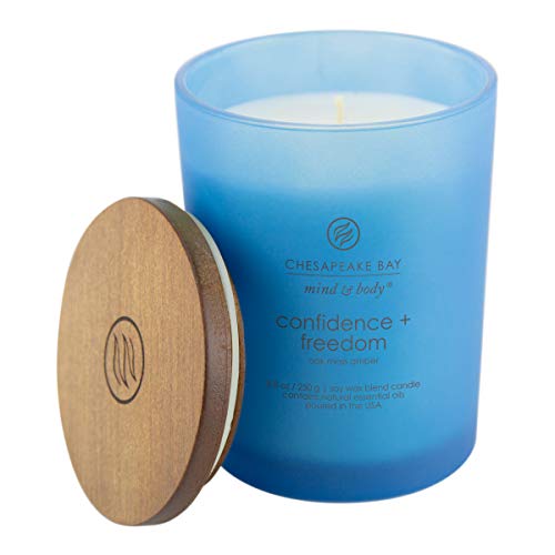 Chesapeake Bay Candle Confidence + Freedom Scented Candle 8.8oz - Mood-Enhancing Fragrance, Spa-Like Glass, Made in USA