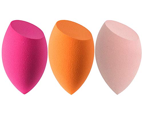 KNEEDARKYEAR 3-Piece Makeup Sponge Set for Wet and Dry Foundation Blending