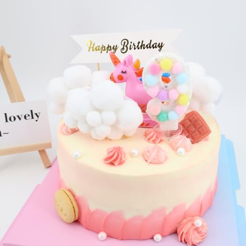 Rainbow Number 9 Birthday Candle - Macaron Colored Pastel Design