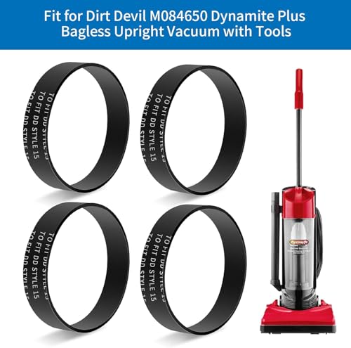 KEEPOW Style 15 Vacuum Belt - Replacement for Dirt Devil (2-Pack)