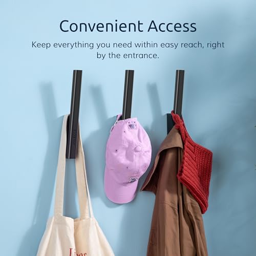 Ozueccr Wall-Mounted Hat Rack for Baseball Caps – Easy Installation