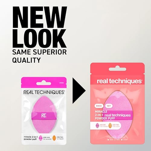 Real Techniques Miracle 2-in-1 Powder Puff Dual-Sided Sponge