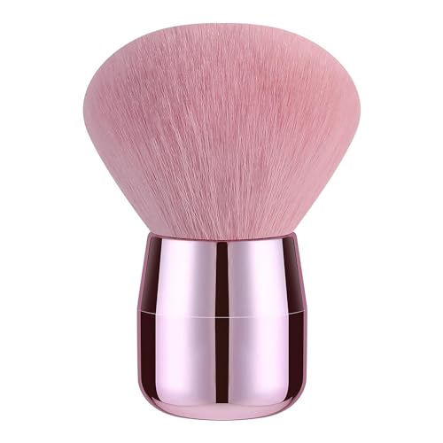 Pink Nail Dust Brush Soft Powder Remover and Makeup Brush