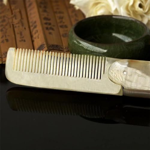 Foldable Yak Horn Beard Comb - Portable Pocket Grooming Tool