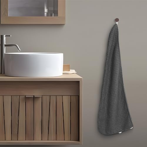 MaopaoBeauty Grey Microfiber Hair Towel - Absorbent Twist Wrap for Curly Hair