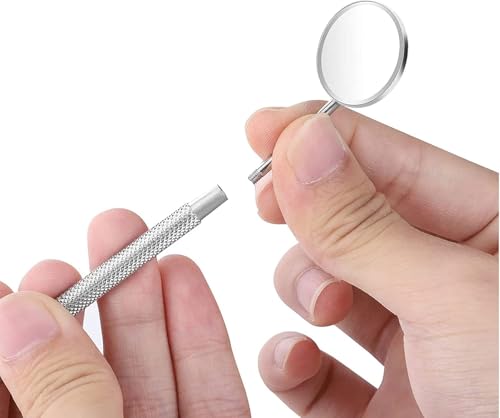Stainless Steel Dental Mouth Mirror - 5.5 Inch Anti-Fog Dentist Oral Inspection Tool