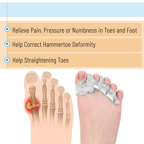 Dr. JK Gel Toe Separator & Bunion Corrector for Hammer Toes - 1 Pair