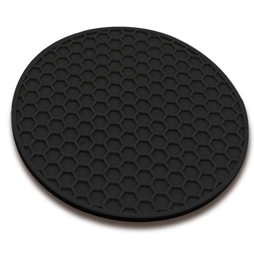TENOC Silicone Non-Slip Trivet Mat - Heat Resistant 3.5-Inch