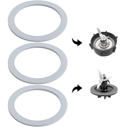 3-Pack Replacement Gaskets for Oster Blenders - Leak-Proof Seal