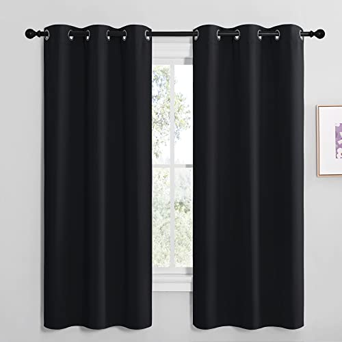 NICETOWN Blackout Curtains, 42" x 68" Thermal Insulated Panels, 2-Pack